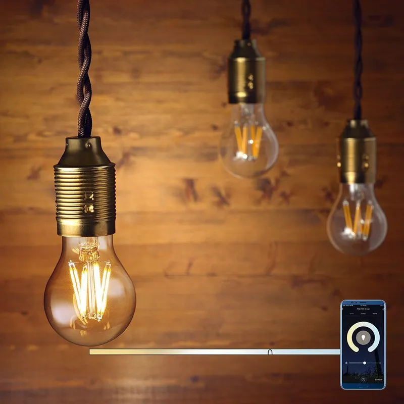 Żarówka LED Smart WI-FI V-TAC 7W E27 Filament A60 Tuya Amazon Alexa Google Home VT-5137 2700K-6500K 806LM