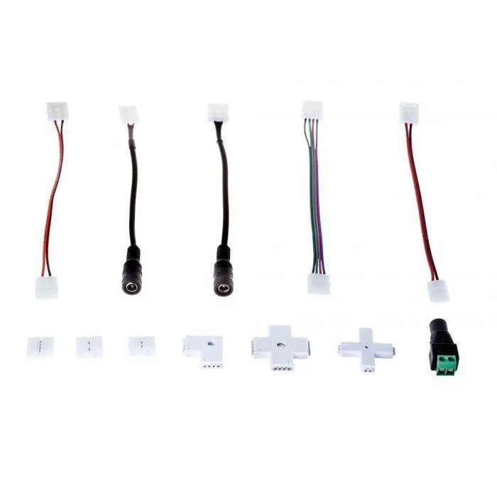 Konektor Złączka Taśm LED V-TAC Żeńska Bez Przewodu DC Plug&play