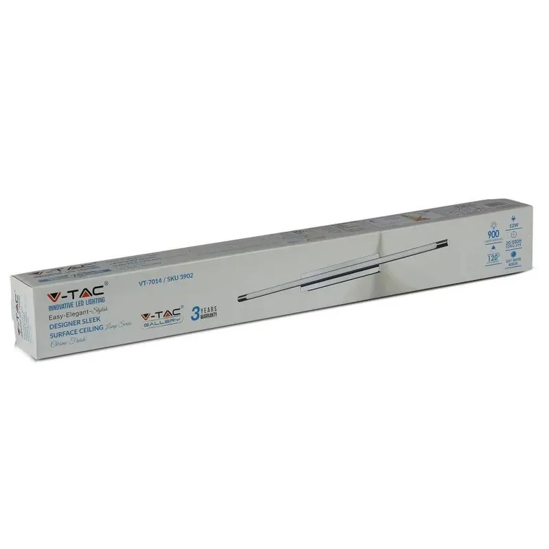 Oprawa V-TAC 12W LED Chrom VT-7014 4000K 900LM