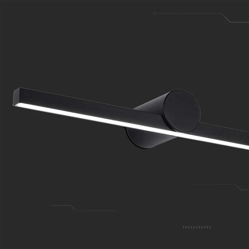 Oprawa Kinkiet Ścienny V-TAC 10W LED IP65 Lustro Obraz Łazienka VT-7022-B 3000K 1530LM - Czarny