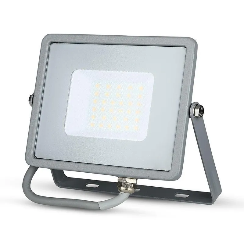 Naświetlacz LED V-TAC 30W SAMSUNG CHIP VT-30-G 6400K 2400LM 5 Lat Gwarancji - Szary