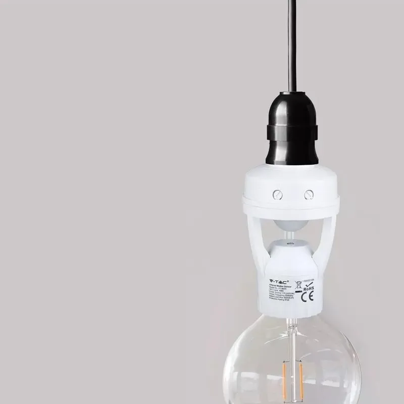 Czujnik Ruchu E27 360ST Z Oprawką E27 V-TAC VT-8005