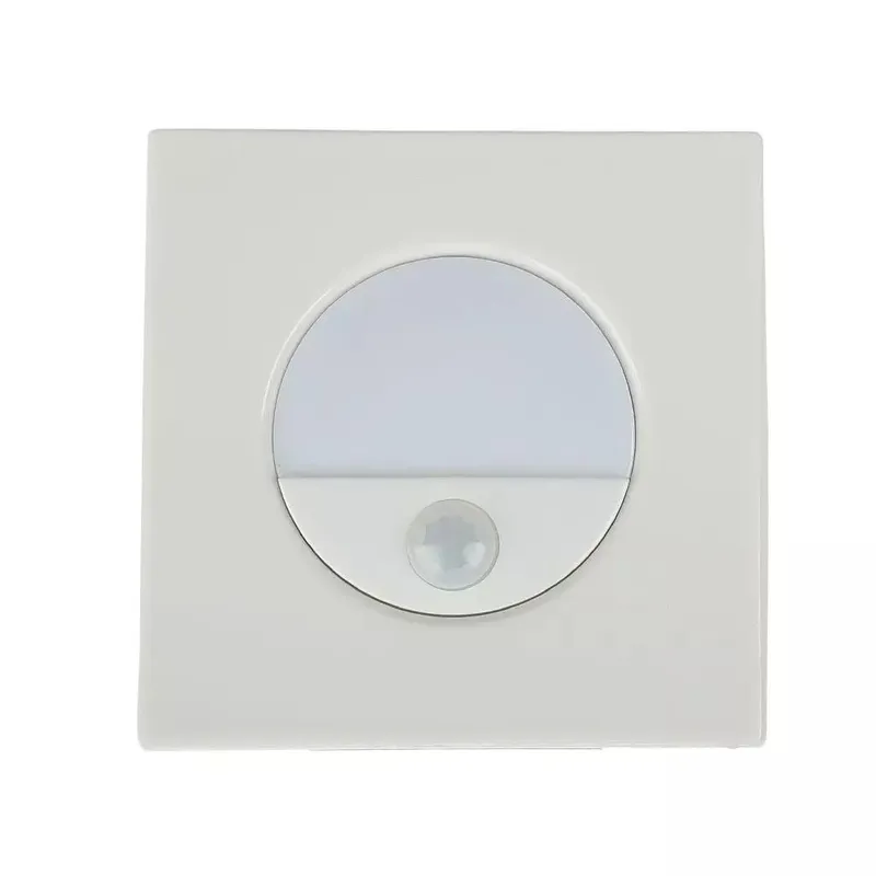 Oprawa Schodowa 3W LED V-TAC Czujnik Ruchu 230V VT-8035 4000K 100LM - Biała