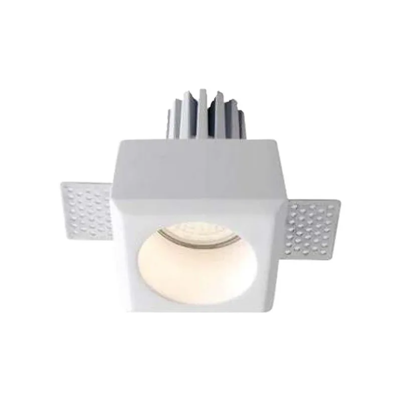 Oprawa Gipsowa Oczko Sufitowe V-TAC GU10 Kwadrat 80x80 VT-11001 3 Lata Gwarancji - Białe