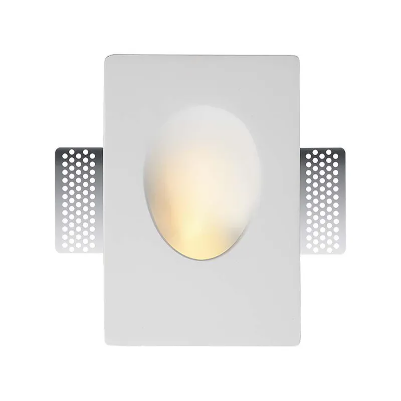 Oprawa Gipsowa V-TAC Kinkiet Ścienny GU10 120x180 VT-11007 3 Lata Gwarancji - Biały