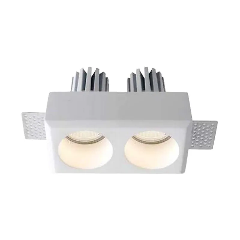 Oprawa Gipsowa V-TAC 2XGU10 Sufitowa 150x80 VT-11011 3 Lata Gwarancji - Biała