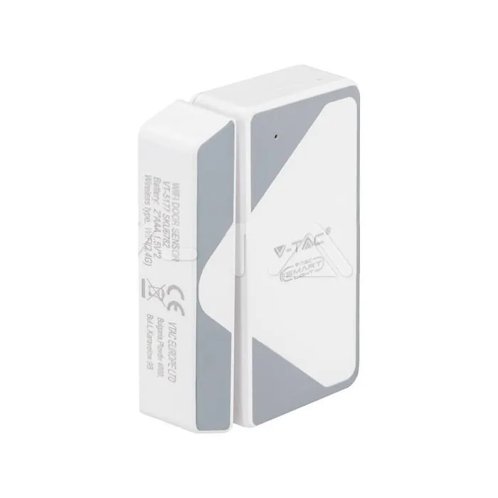 Czujnik Ruchu Otwarcia Drzwi Okna WI-FI Smart Google Home Alexa V-TAC VT-5177 - Biały