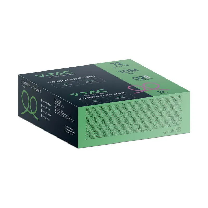 Neon Flex LED V-TAC 24V 10mb 12W/M VT-551 Kolor - Różowy