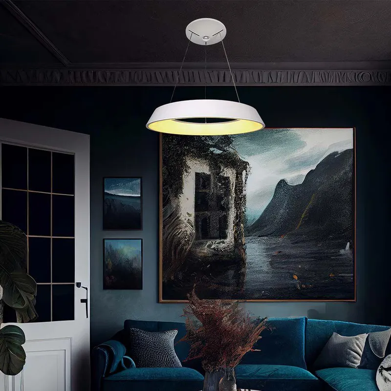 Oprawa Zwieszana V-TAC 48W LED Triac VT-7755 3000K 5000LM - Biała