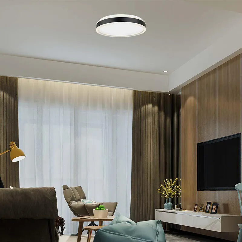 Oprawa Sufitowa Plafoniera V-TAC 38W LED 3w1 Okrągły FI.40CM VT-7757 4000K 4050LM - Czarny