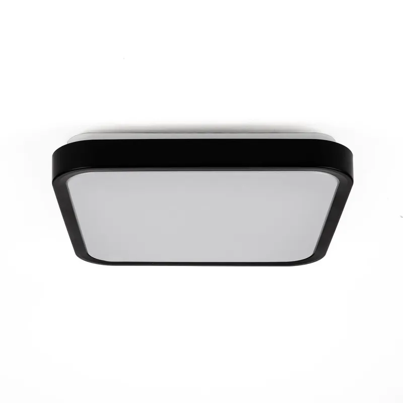 Oprawa Sufitowa Plafoniera V-TAC 18W LED SAMSUNG CHIP Kwadrat 25x25cm Natynkowy IP44 VT-8618B 3000K 1830LM 5 Lat Gwarancji - Czarny