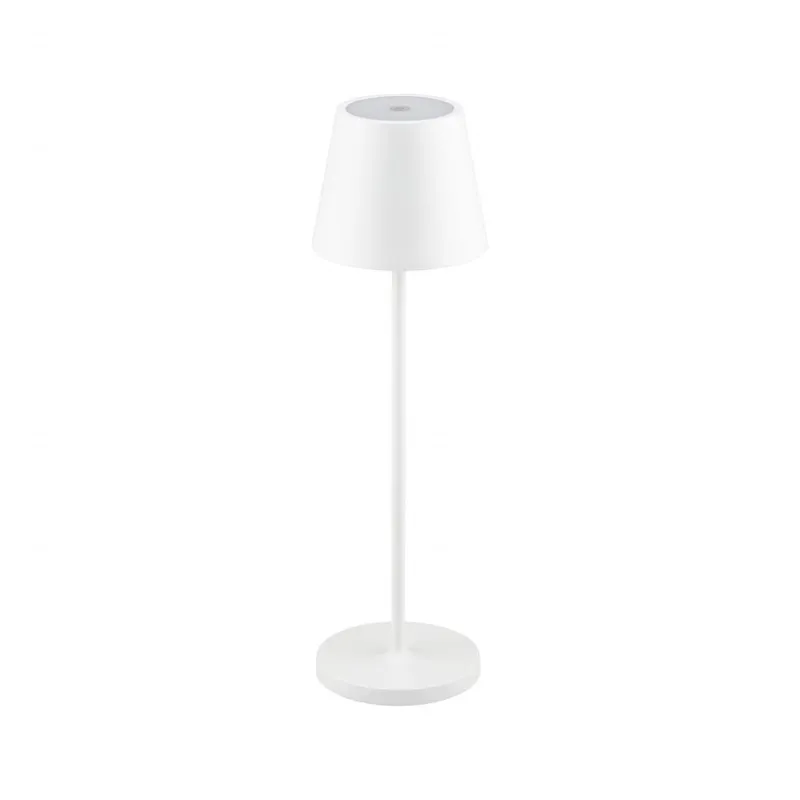 Lampka Stołowa Nocna V-TAC 2W LED 38cm Ładowanie Ściemnianie IP54 VT-7522 3000K 200LM - Biała