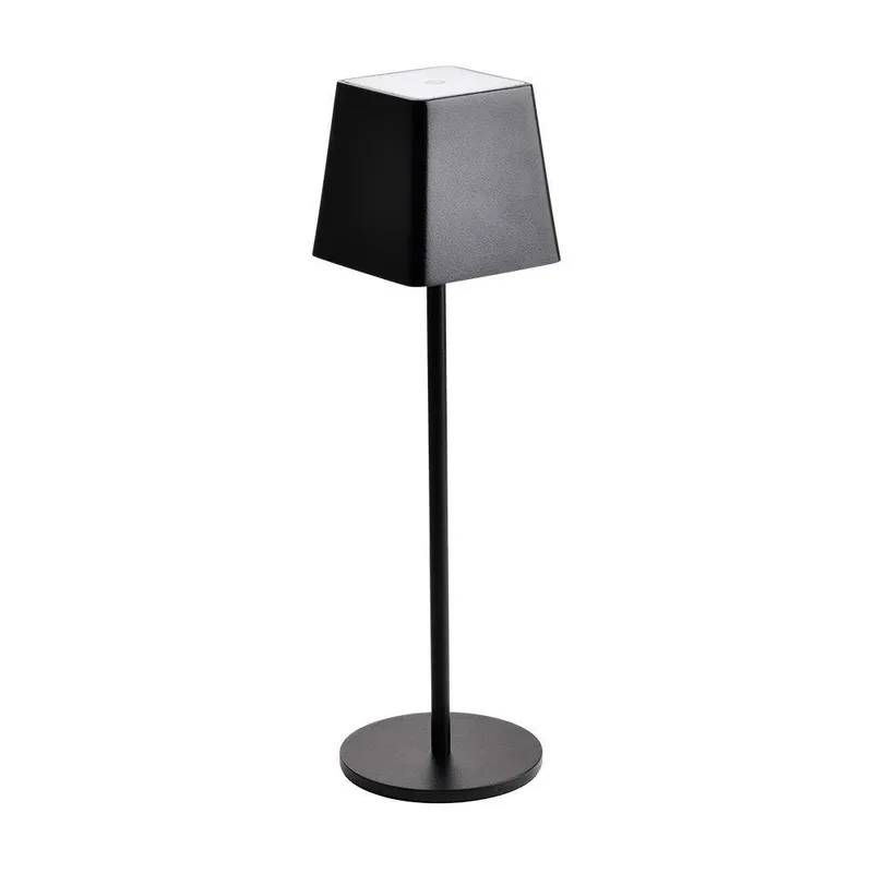 Lampka Stołowa Nocna V-TAC 2W LED 36cm Ładowanie Ściemnianie IP54 VT-7563 3000K 200LM - Czarna