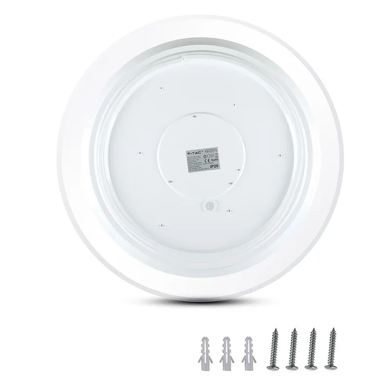 Oprawa Sufitowa Plafoniera V-TAC 24W LED 31cm Gwiazdy Smart WI-FI Amazon Alexa Google Home VT-5184 2700K-6400K+RGB 2400LM