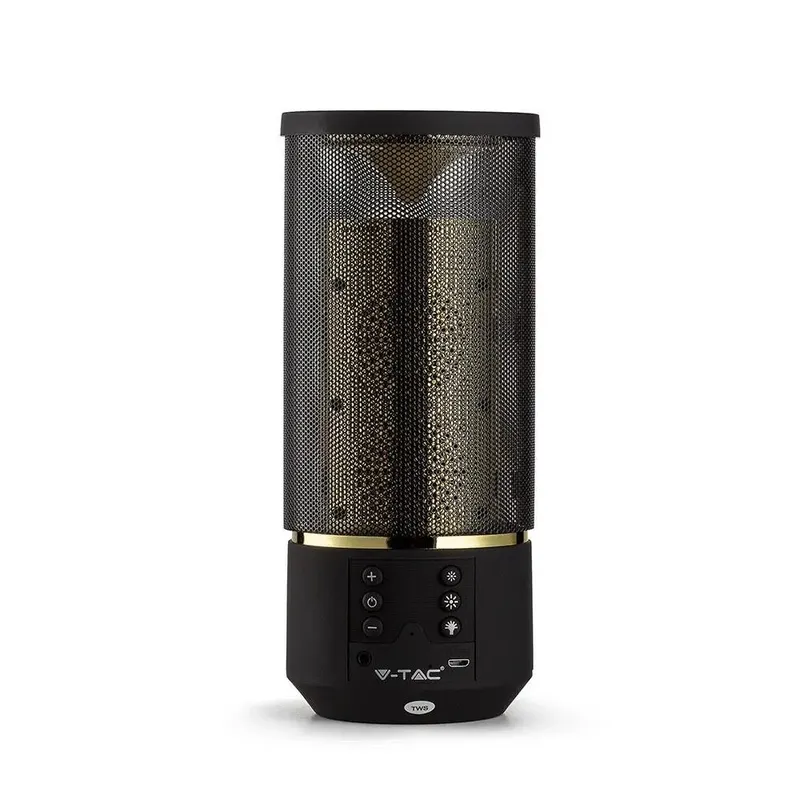 Przenośny Głośnik V-TAC Bluetooth Diody LED 6 Ustawień Światła TWS 1200mAh VT-6211