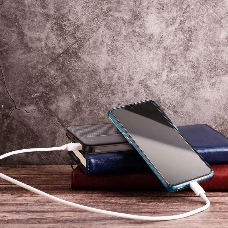 Power Bank V-TAC 10000mAh 2XUSB Type C Szybki 22,5W V-TAC VT-10000-B - Czarny
