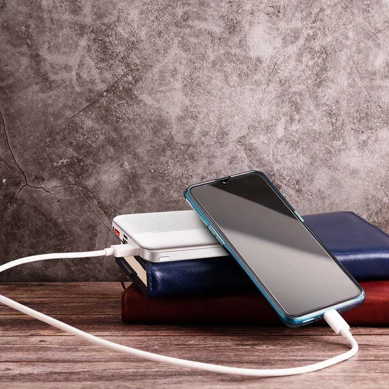 Power Bank V-TAC 10000mAh 2XUSB Type C Szybki 22,5W V-TAC VT-10000 - Biały