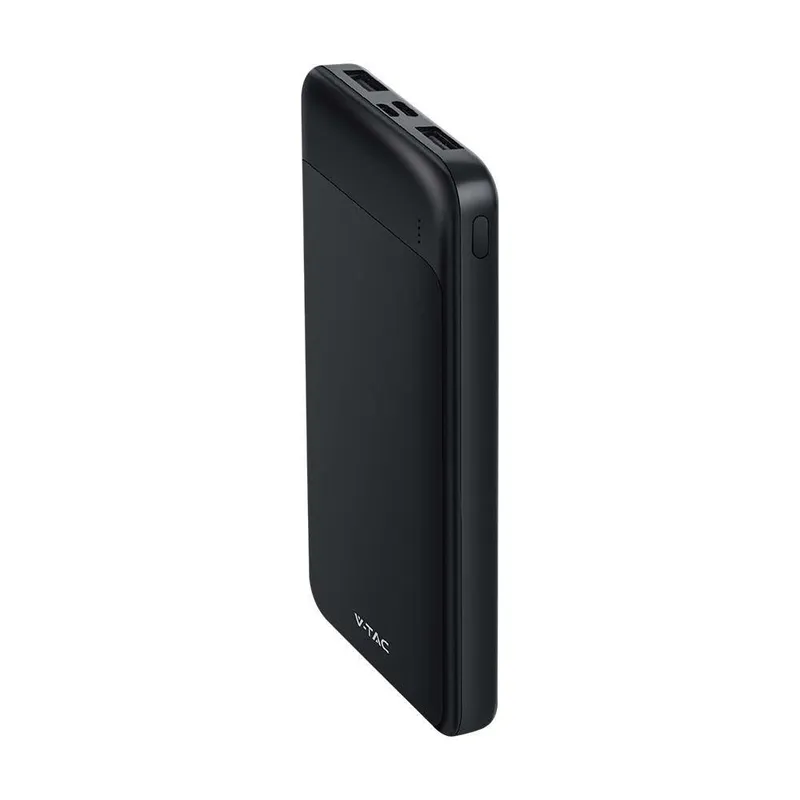 Power Bank V-TAC 10000mAh 2XUSB Type C Szybki 22,5W V-TAC VT-10005-B - Czarny