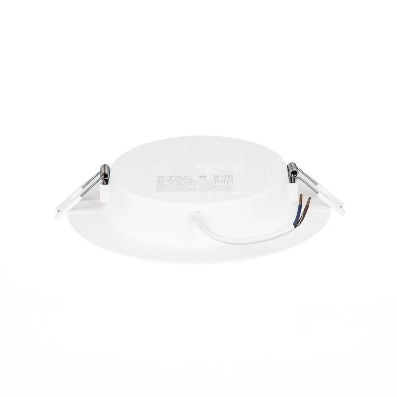 Panel Wpuszczany Downlight V-TAC 12W LED SAMSUNG CHIP Okrągły 170x28mm VT-61012RD-S 6500K 1200LM 5 Lat Gwarancji