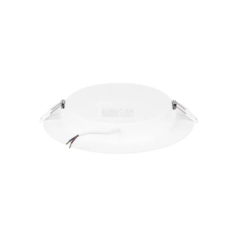 Panel Wpuszczany Downlight V-TAC 18W LED SAMSUNG CHIP Okrągły 220x28mm VT-61018RD-S 3000K 1850LM 5 Lat Gwarancji