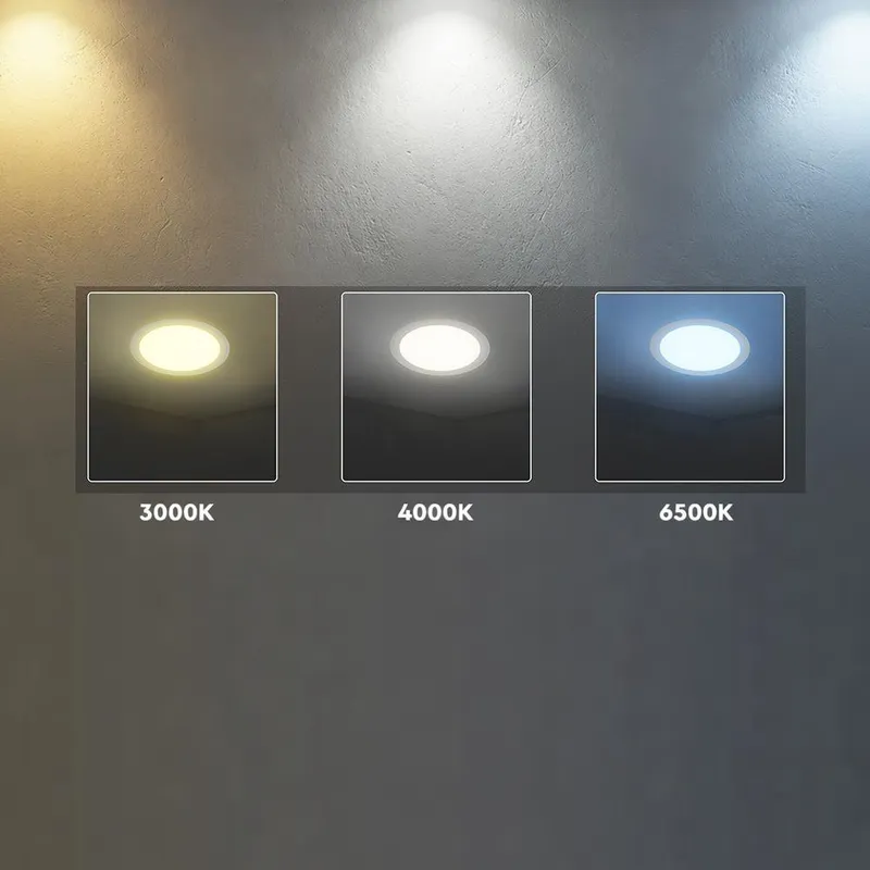 Panel Wpuszczany Downlight V-TAC 18W LED CREE CHIP Okrągły 220x28mm VT-61018CCT 3000K-4000K-6500K 1980LM 6 Lat Gwarancji
