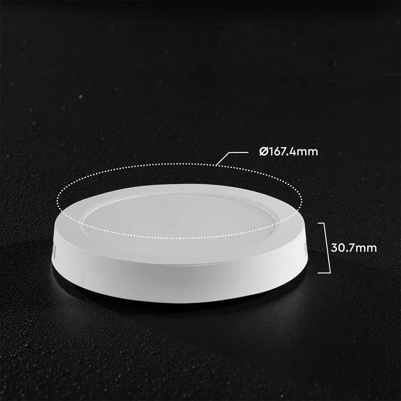 Panel Natynkowy Downlight V-TAC 12W LED CREE CHIP Okrągły 167x30mm VT-60012CCT 3000K-4000K-6500K 1320LM 6 Lat Gwarancji