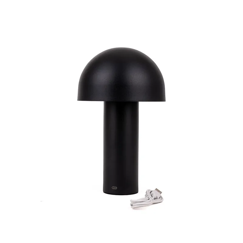 Lampka Stołowa Nocna V-TAC 1W LED 25cm Ładowanie USB Ściemnianie VT-1047 3000K-6000K 200LM - Czarna