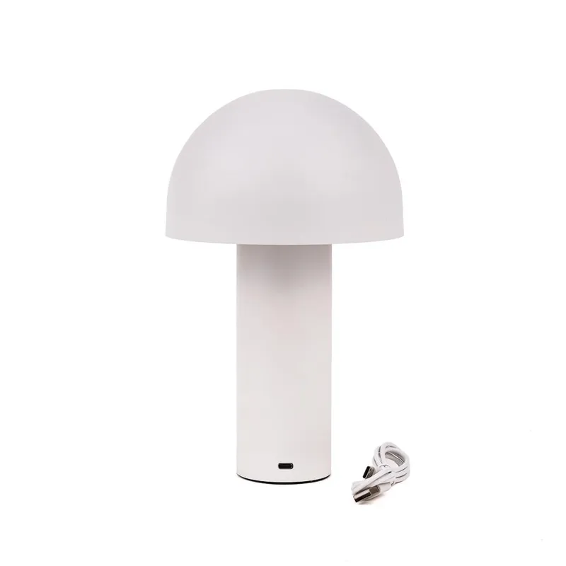 Lampka Stołowa Nocna V-TAC 1W LED 25cm Ładowanie USB Ściemnianie VT-1047 3000K-6000K 200LM - Biała