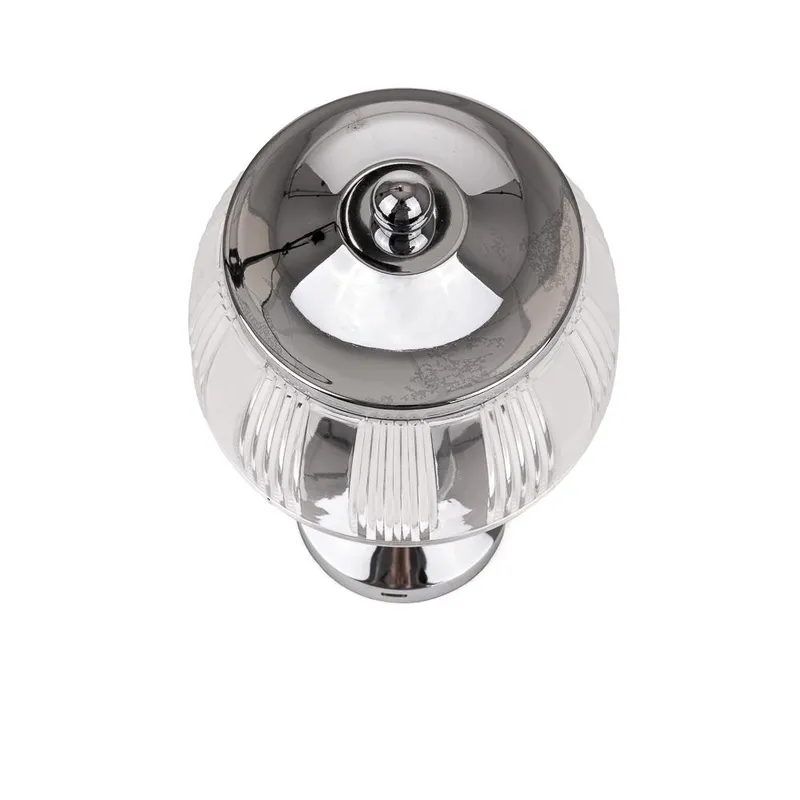 Lampka Stołowa Nocna V-TAC 1W LED 26cm Ładowanie USB Ściemnianie Chrom VT-1048 3000K-6000K 55LM