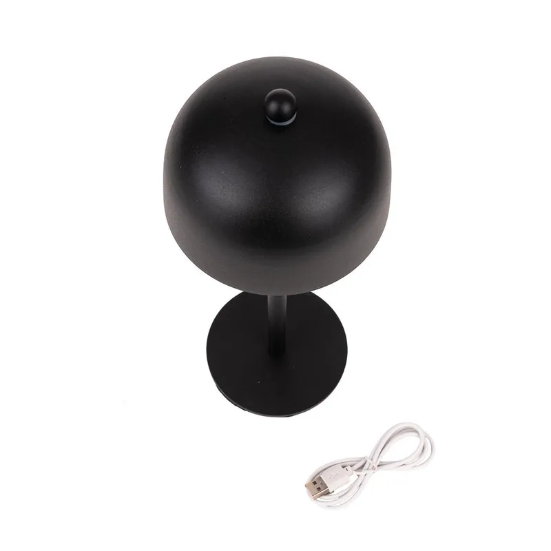 Lampka Stołowa Nocna V-TAC 3W LED 30cm Ładowanie USB Ściemnianie VT-1052 3000K-6000K 200LM - Czarna