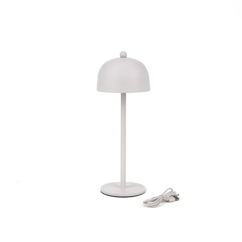Lampka Stołowa Nocna V-TAC 3W LED 30cm Ładowanie USB Ściemnianie VT-1052 3000K-6000K 200LM - Biała