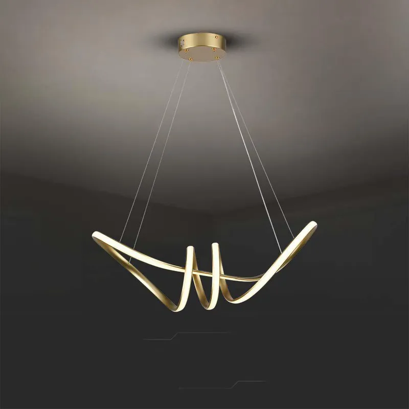 Oprawa Zwieszana V-TAC 24W LED Szampański VT-7798 3000K 3240LM - Złoty