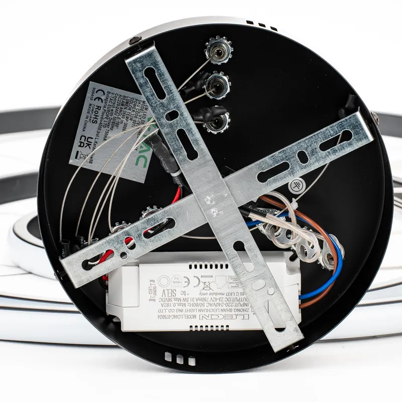 Oprawa Zwieszana V-TAC 32W LED VT-7816 3000K 3880LM - Czarna