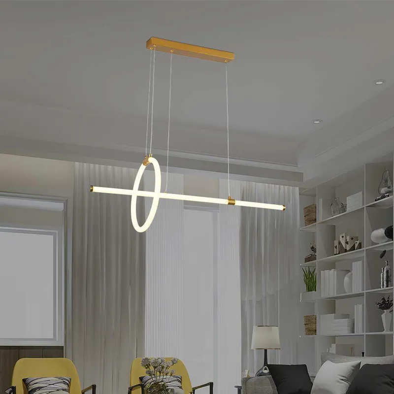 Oprawa Zwieszana V-TAC 16W LED VT-7818 3000K 1820LM - Złota