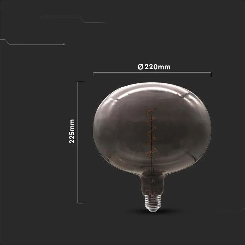 Żarówka LED V-TAC 4W E27 Filament 22,5cm Owal VT-2265