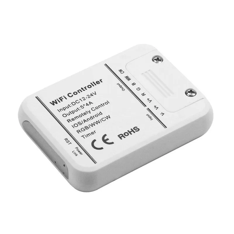 Kontroler Taśm RGB/WW/CW Smart WI-FI V-TAC Kompatybilność Amazon Alexa Google Home Nest VT-5009