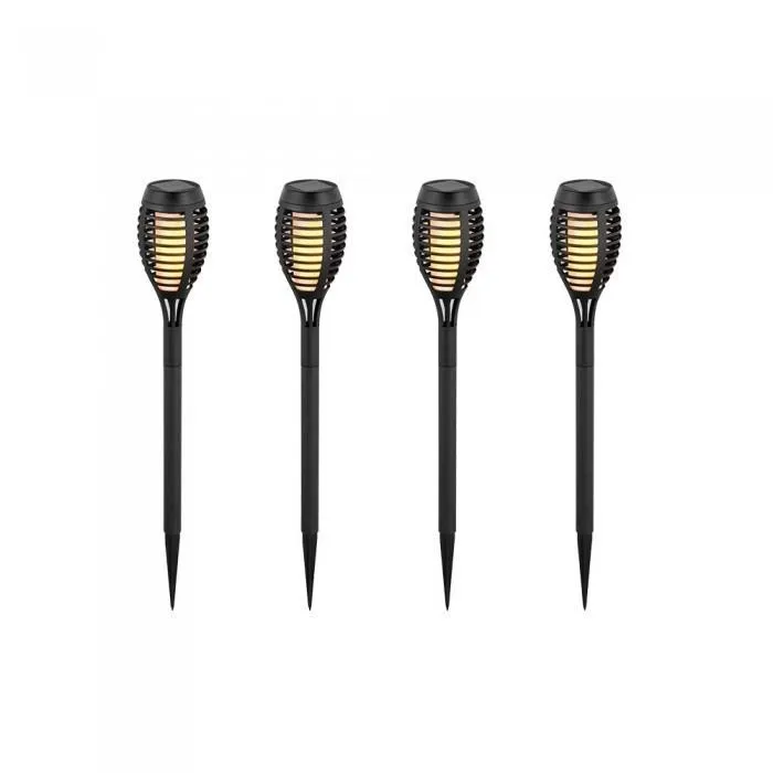 Lampa Solarna Zestaw 4szt V-TAC Wbijana 1W LED 50cm 6 Godzin (Opak. 4szt) VT-724 2200K