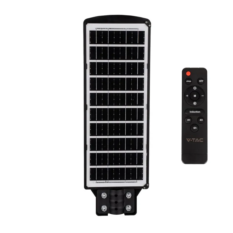 Naświetlacz Oprawa Uliczna LED Solarna V-TAC 12W VT-ST180W 6000K 1200LM - Czarny