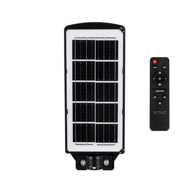 Naświetlacz Oprawa Uliczna LED Solarna V-TAC 8W VT-ST120W 6000K 1000LM - Czarny
