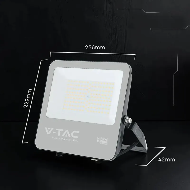 Naświetlacz LED V-TAC CREE CHIP 100W 185LM/W VT-44105 4000K 18500LM 6 Lat Gwarancji - Czarny