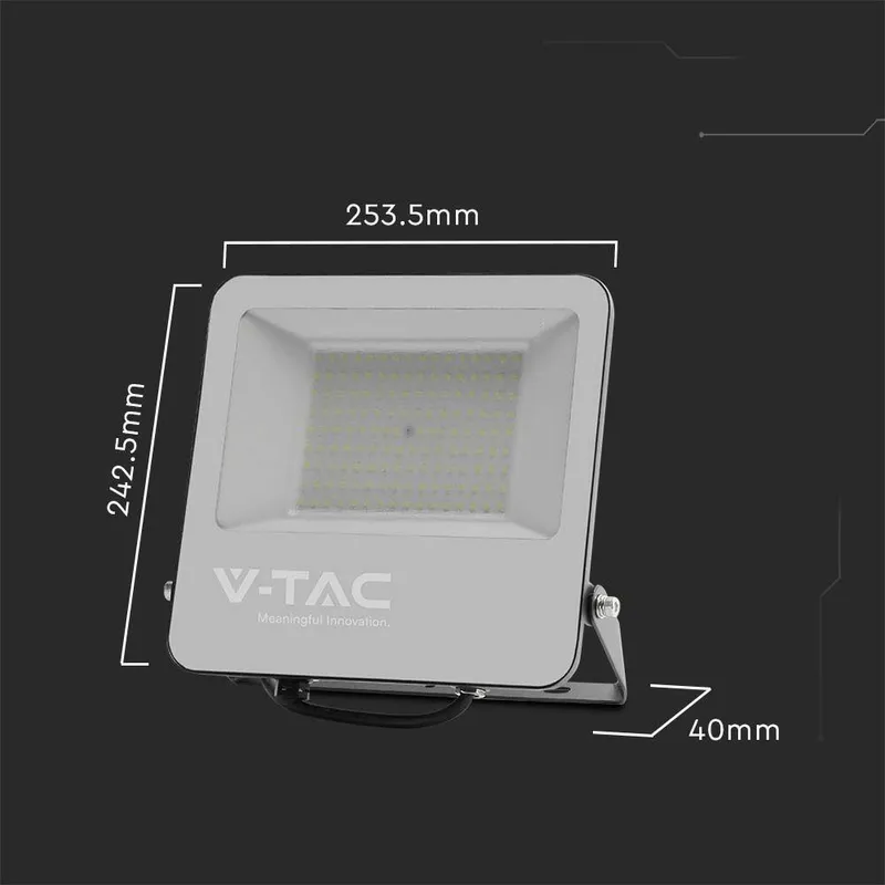 Naświetlacz LED V-TAC 100W 185LM/W VT-44105 6500K 18500LM - Czarny