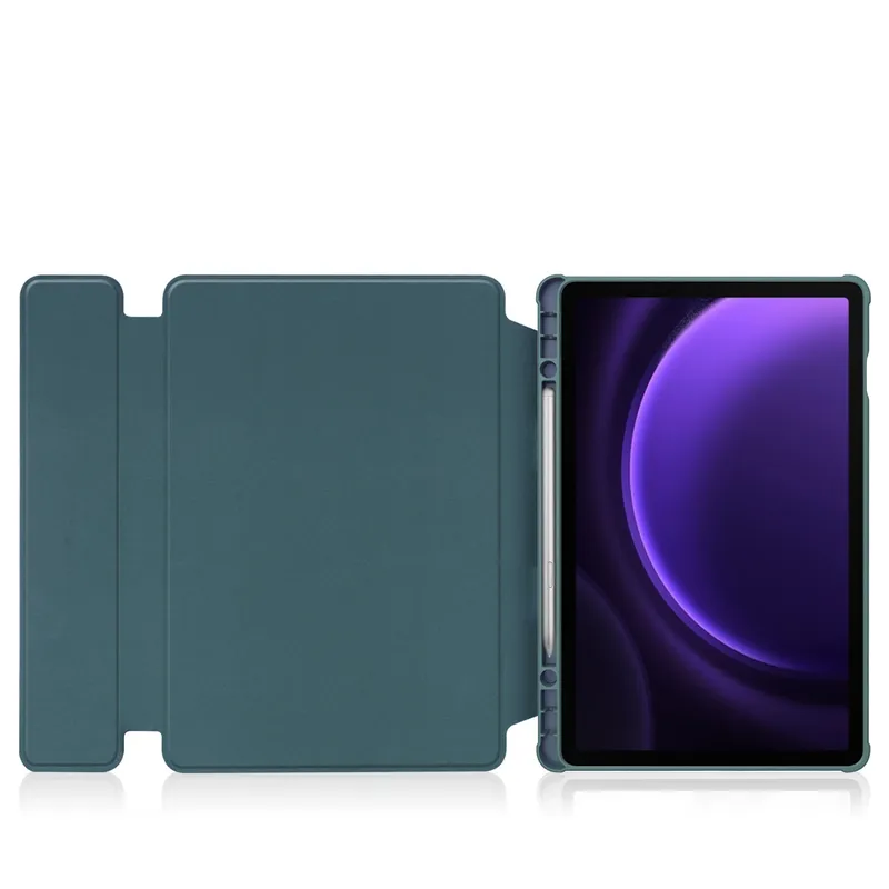 Etui 360 Z Klawiaturą Do SAMSUNG Galaxy Tab S9/S10 FE 10.9 - Zielony