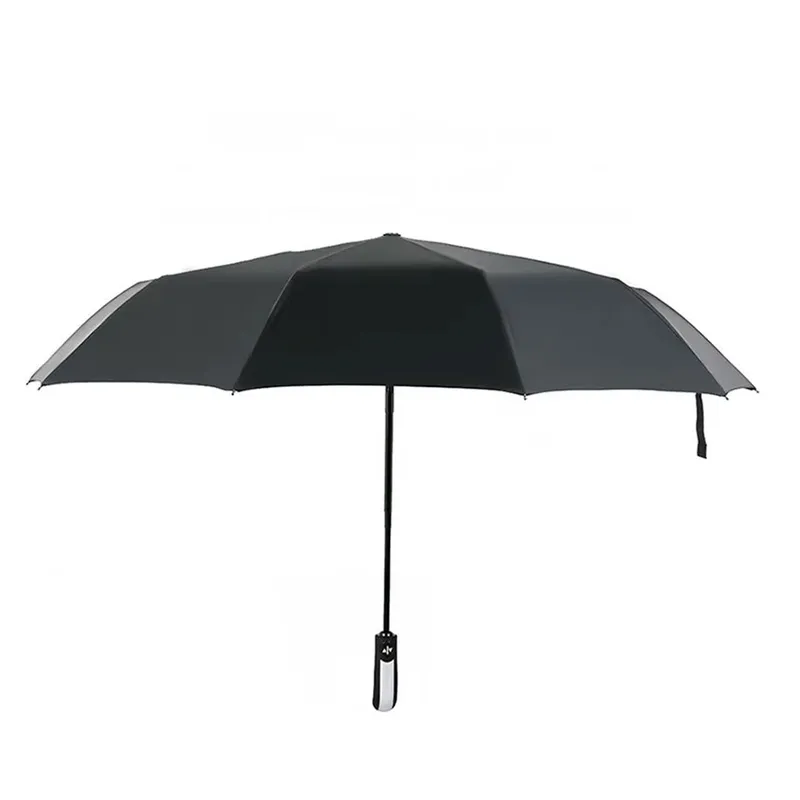 Parasolka Automatyczna Składana 105cm 10 Ramion - Srebrny