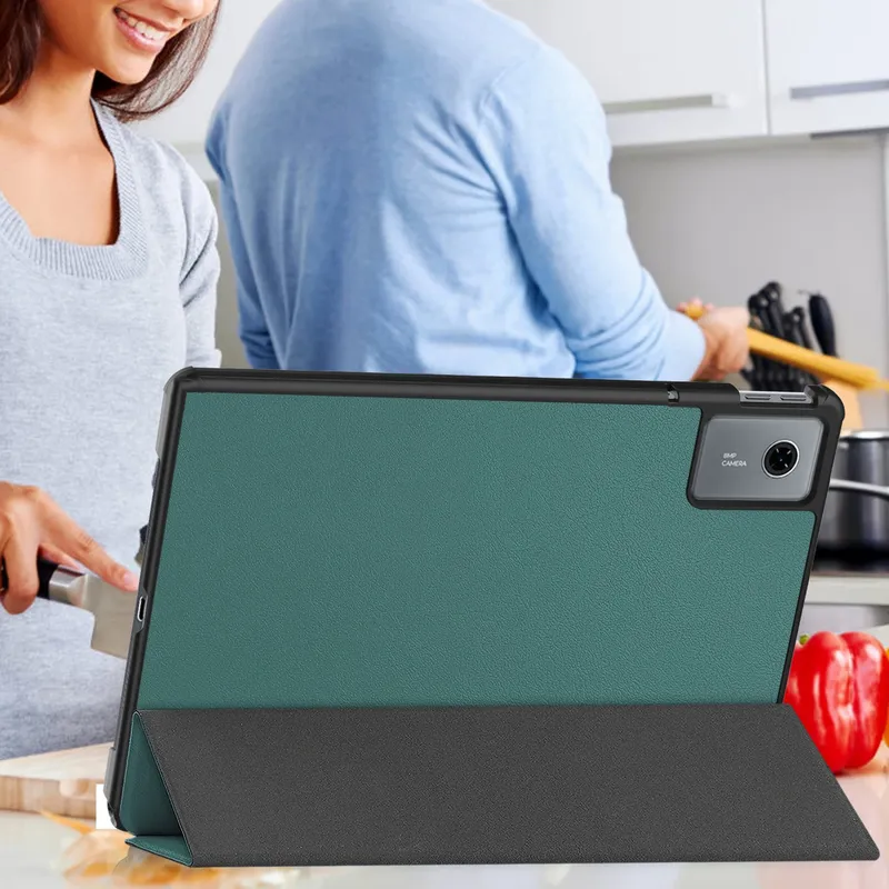 Etui Smart Do Lenovo Idea Tab 11 2025 Z Klapką - Zielone