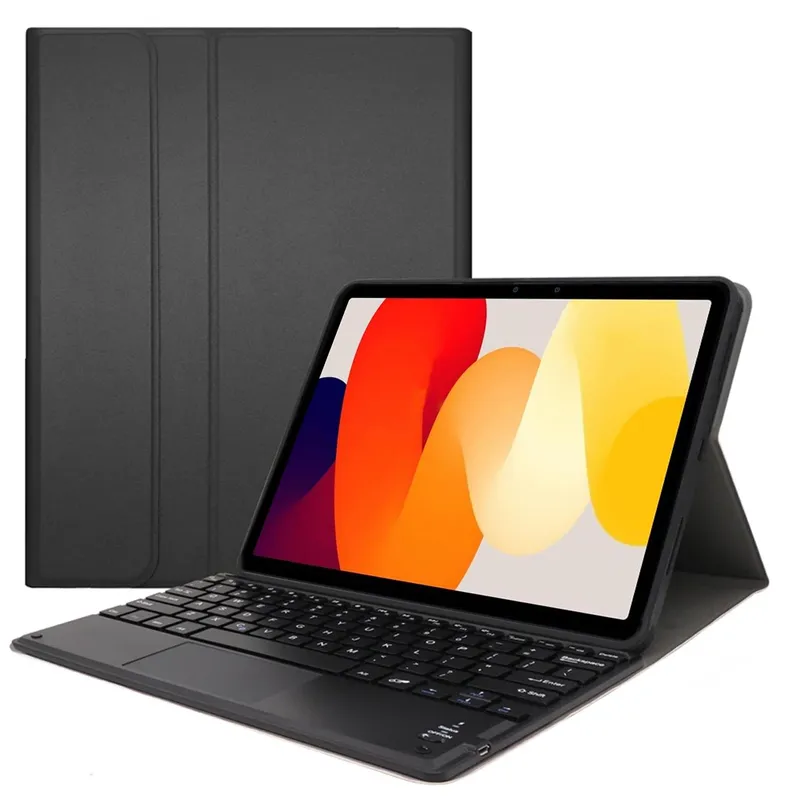 Etui Z Klawiaturą Bluetooth Do XIAOMI Redmi Pad SE 11 2023 - Czarne