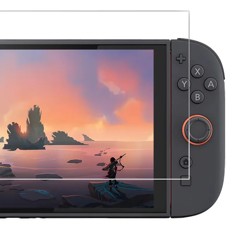 Szkło Hartowane Nintendo Switch OLED 9H Zestaw 2szt - Bezbarwne