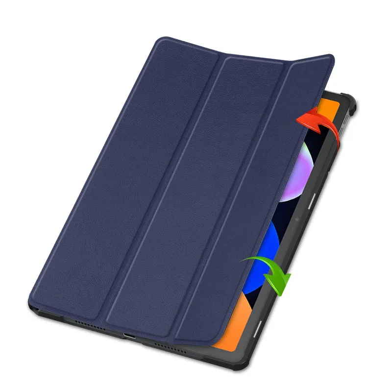Etui Smart Do Lenovo IdeaTab 11 2025 Z Klapką I Podstawką - Granatowe