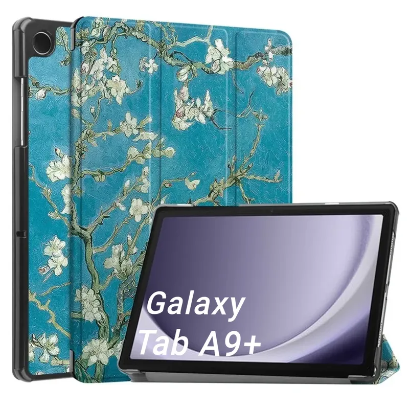 Etui Do SAMSUNG Galaxy Tab A9 Plus 11 X210 Z Podstawką - Morelowe