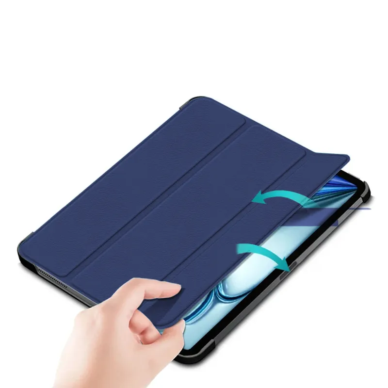 Etui Smart Case Do IPad Air 13 Gen 6 2024 A2903 A2904 A2898 - Granatowe