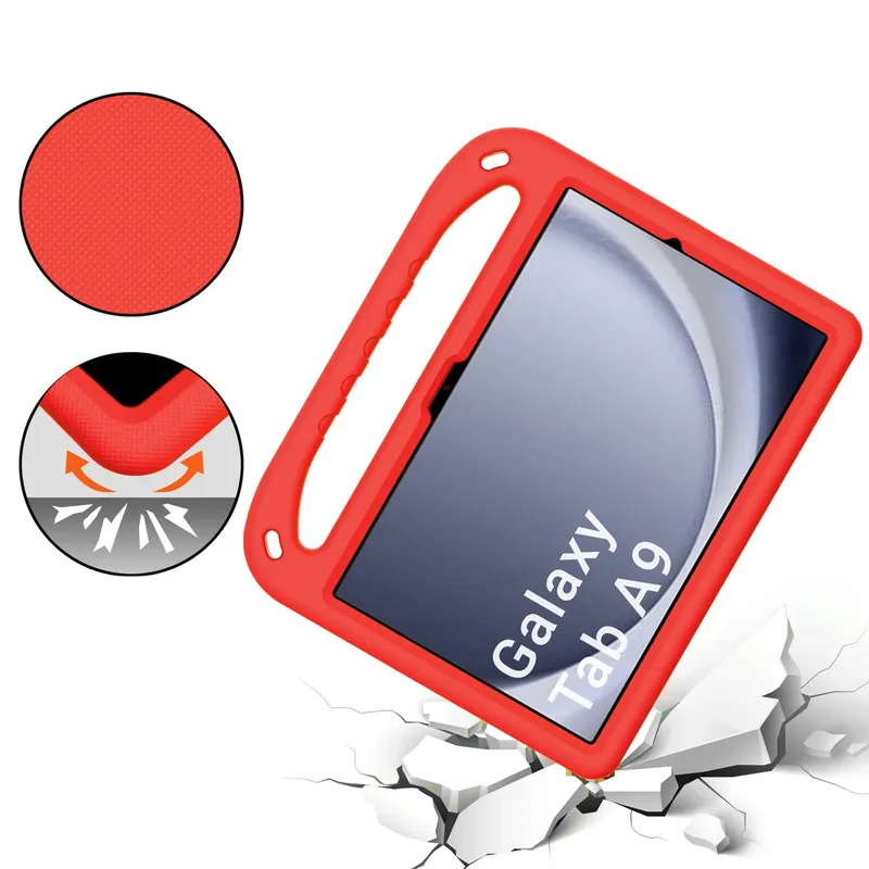 Etui FunColor Do SAMSUNG Galaxy Tab A9 8.7 X110/X115 - Czerwone
